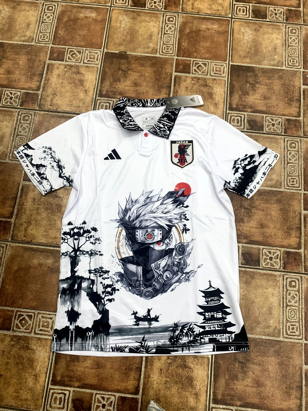 Adidas Japan 2026 Naruto X Kakashi Jersey Size M